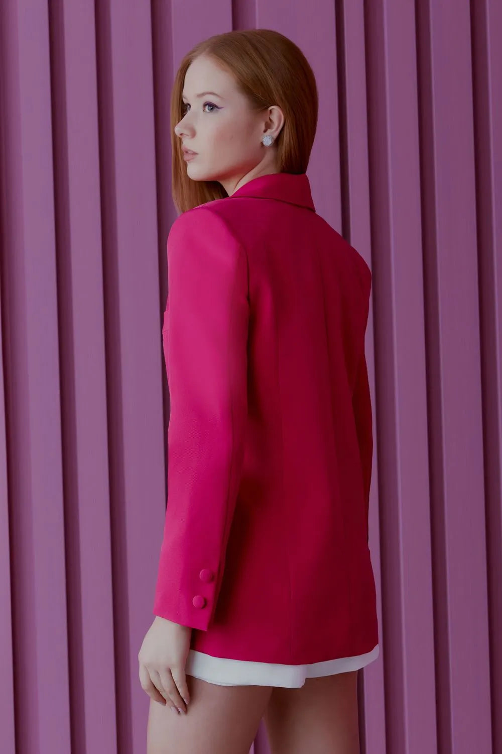 BLAZER DAMASK ROSE