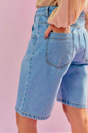 DENIM SHORTS
