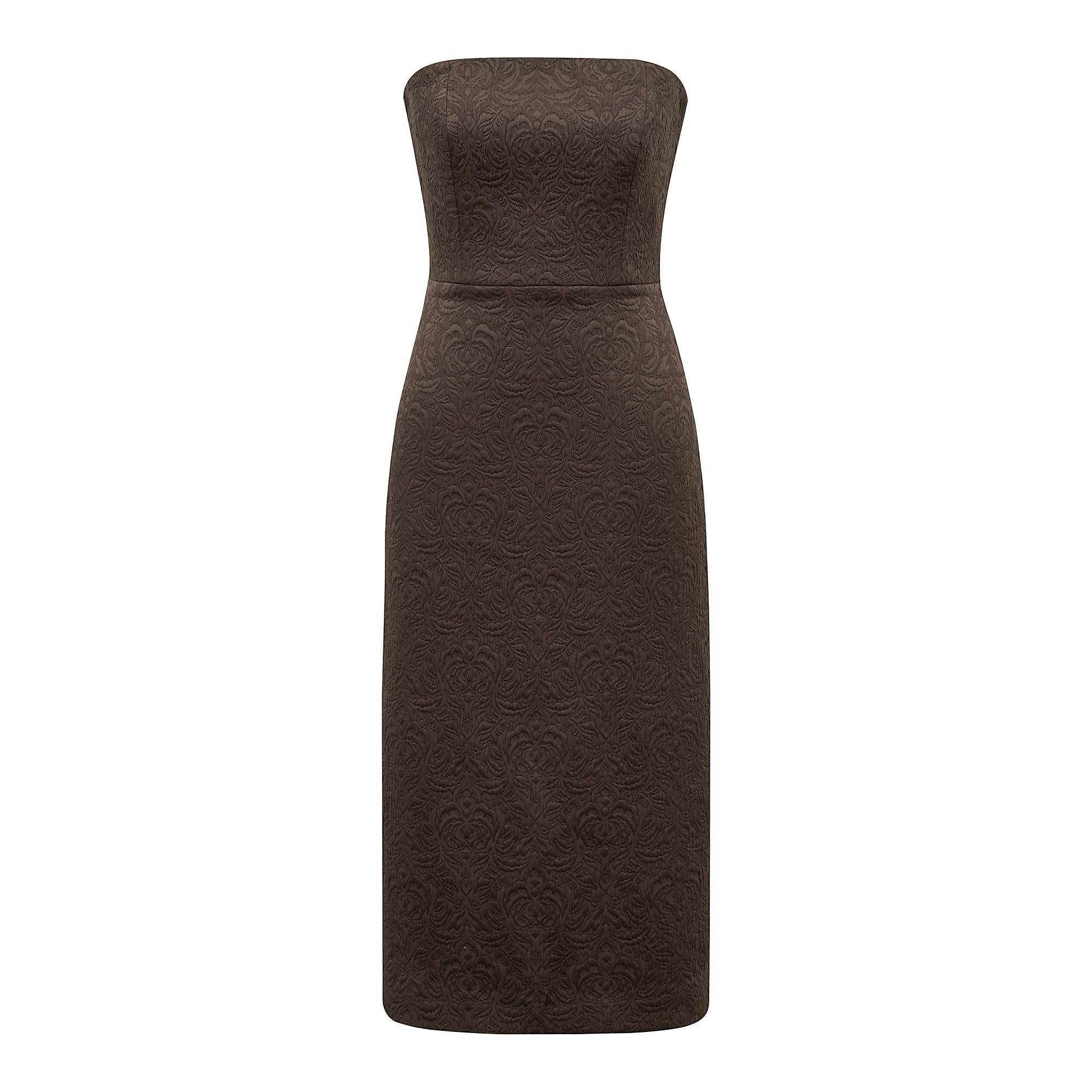 dione midi dress Baltic Born Womens Dione Midi Dress | Black